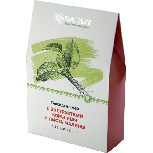 Купить Токсидонт-май с экстрактами коры ивы и листа малины  г. Подольск  