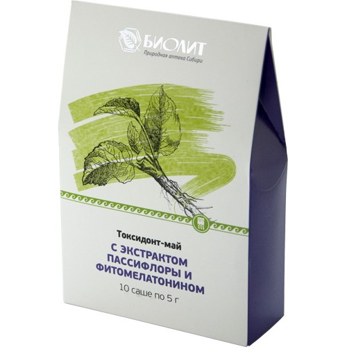Купить Токсидонт-май с экстрактами пассифлоры и фитомелатонином  г. Подольск  